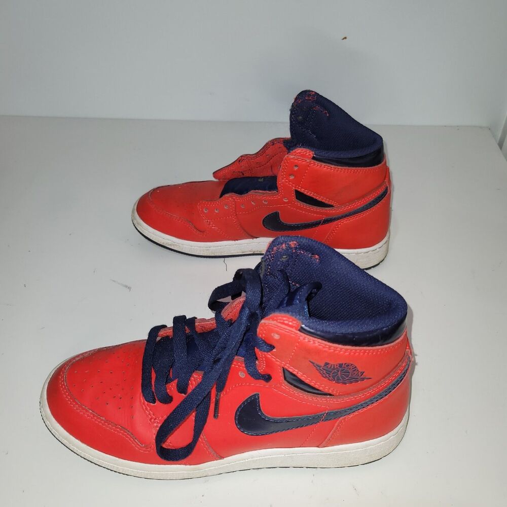 Nike Air Jordan 1 Retro High OG BG “David Letterman” 575441-606 Size 4.5Y